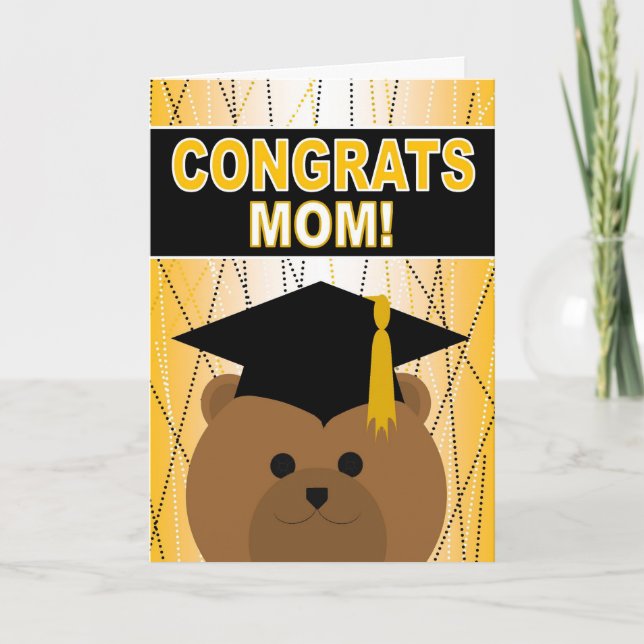 Studenten Grattisar Mamma/Mor Kort (Framsida)
