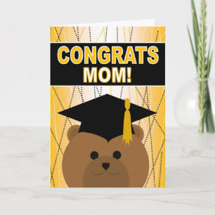 Studenten Grattisar Mamma/Mor Kort