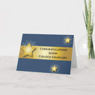 Studenten Grattiss Personlig Star Kort