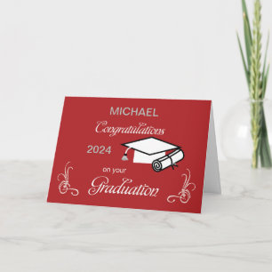Studenten Grattiss Red and White Kort