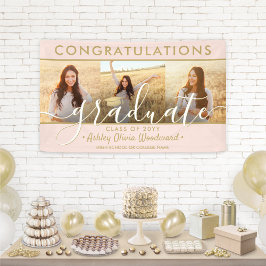 Studenten Gratulerar 3 Fotokollage  och Guld