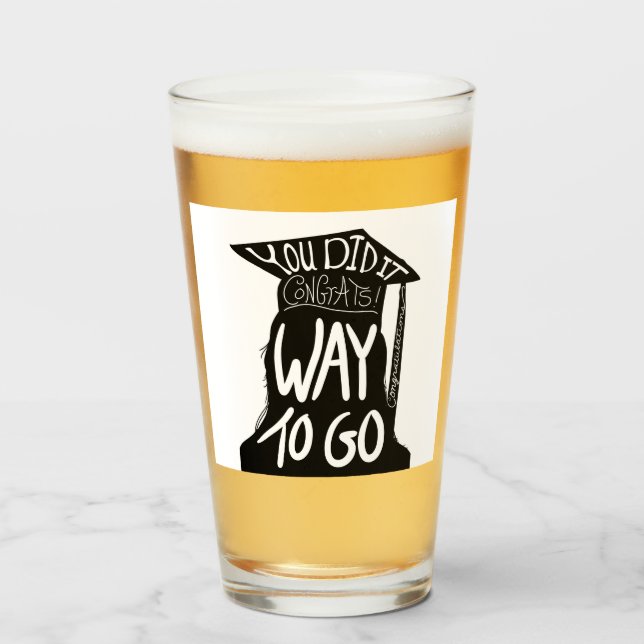 Studenten Gratulerar Glaskopp (Framsida fylld)