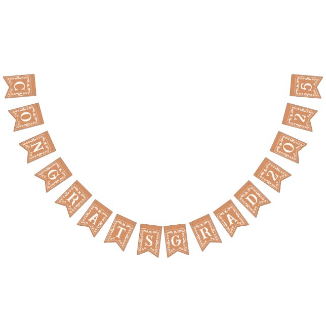 Studenten Gratulerar Grad 2025 Bunting Banner Deco Vimplar (Alla)