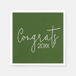Studenten Gratulerar om Grönt Pappersservett