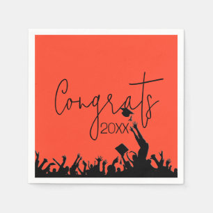 Studenten Gratulerart med luftburet tak Pappersservett