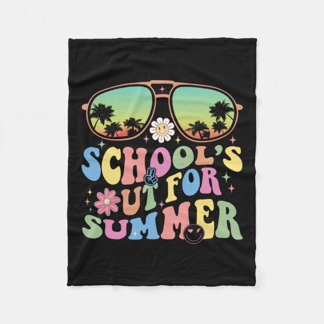 Studenten Groovy Skolor från F Fleecefilt (Framsidan)