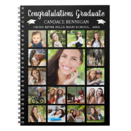 Studenten Guestbook Memory Bok Photo Collage Anteckningsbok