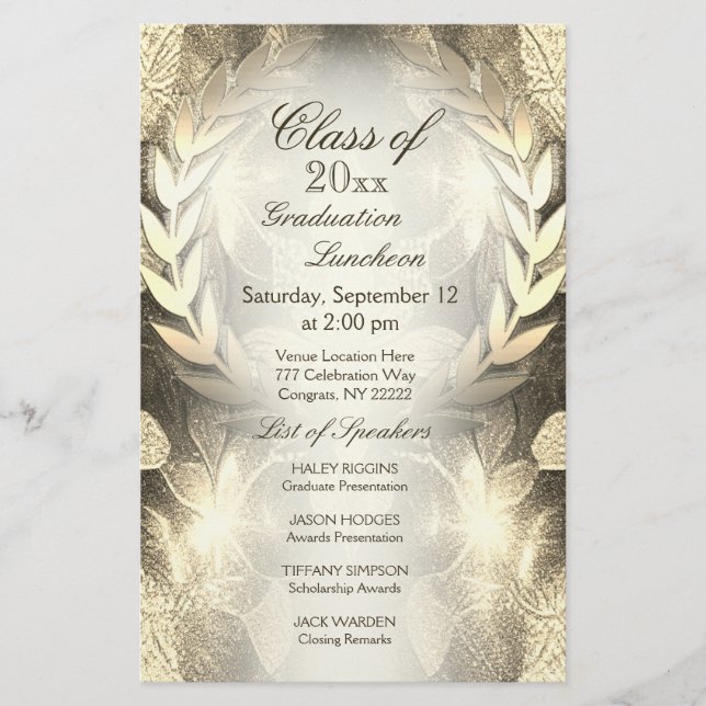 Studenten | Guld Laurel Löv (Framsida)