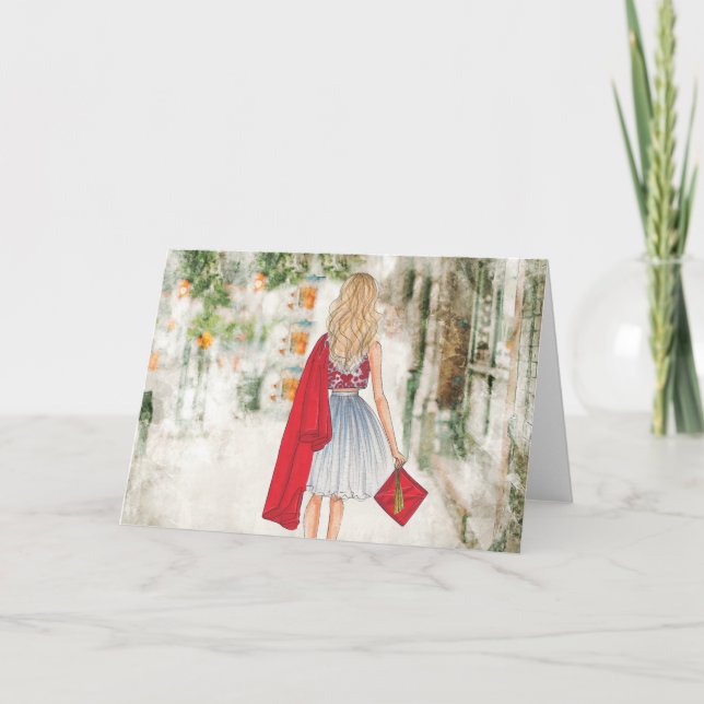 Studenten-hälsningskort Kort (Framsida)