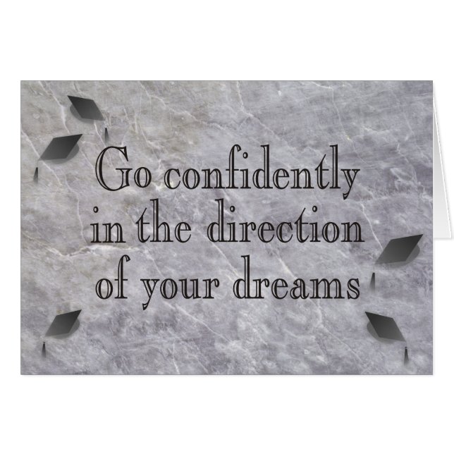 Studenten Hats Hälsningskort (Framsidan Horizontal)