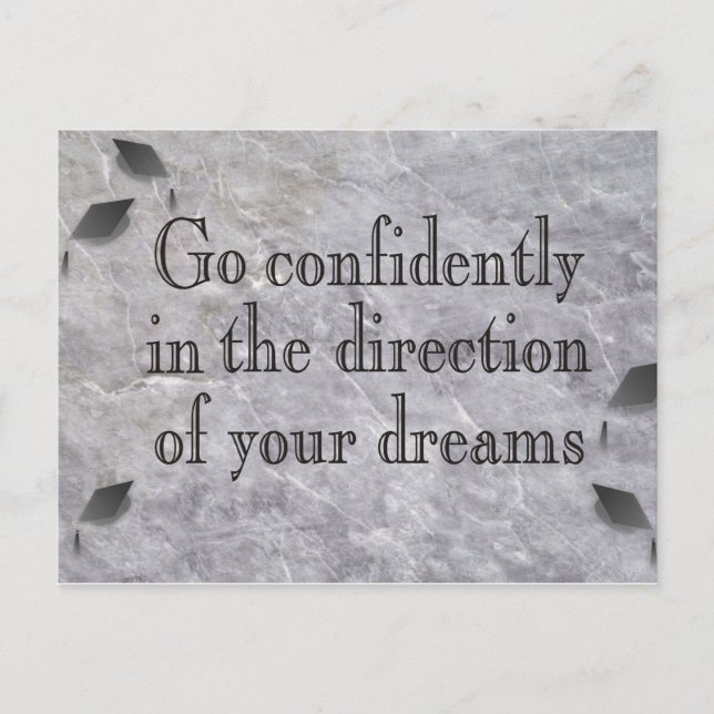 Studenten Hats Meddelande Vykort (Framsida)