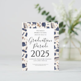 studenten Hats Mönster utanför Studenten Vykort