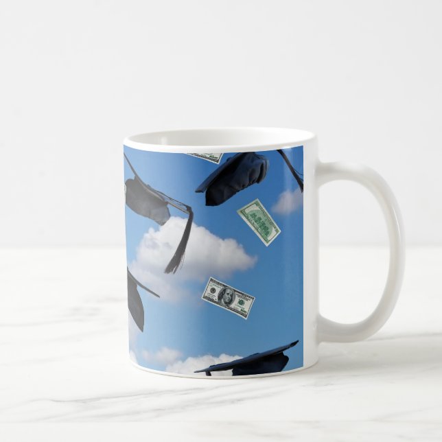 Studenten Hats och Money Kaffemugg (Höger)