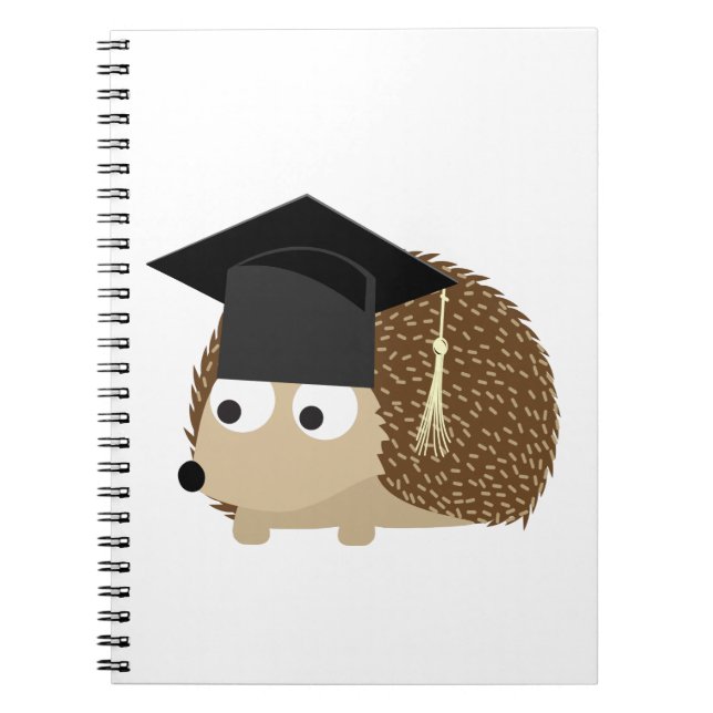 Studenten hedgehog anteckningsbok med spiral (Framsidan)