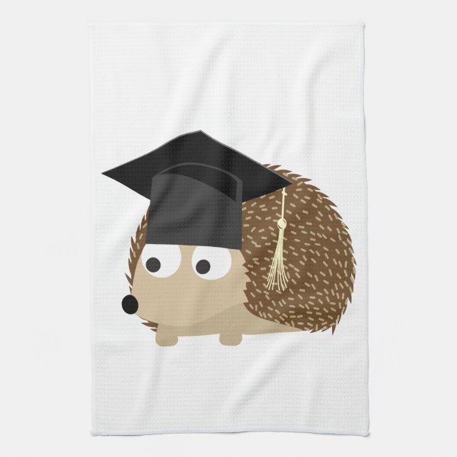 Studenten hedgehog kökshandduk (Vertikal)