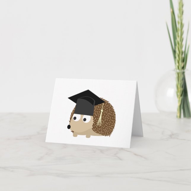 Studenten hedgehog kort (Framsida)