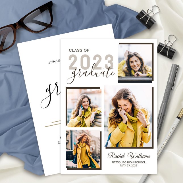 Studenten High School 2023 Photo Party-inbjudan Meddelande (Skapare uppladdad)