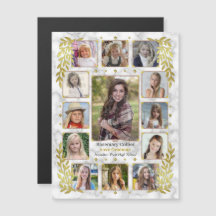 Studenten High School Photo Collage | Marble Guld