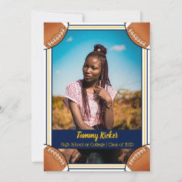 Studenten i fotboll för marinen och Guld Meddelande