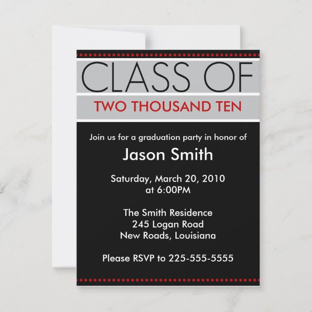 Studenten Inbjudningar (Framsida)