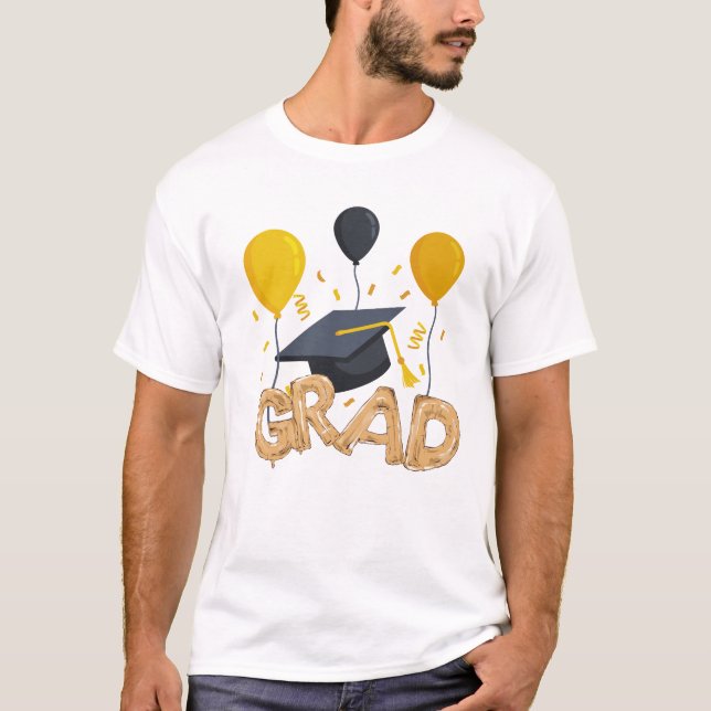 Studenten Joy som fångats i en Dreamy Design T Shirt (Framsida)