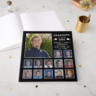 Studenten K-12 Photo Collage Anpassningsbar Färg Gästböcker
