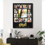 Studenten K-12 Photo Collage Modern Black Guld Canvastryck<br><div class="desc">Var stolt, gladd och visa den här milstolpen av din favoritgrad. Skapa den här eleganten, enkla, moderna, personlig high school studenten K - 12 fotokollage canvas wall art för att du alltid ska kunna uppskatta. En roligt, en lekfull bild av fet, grafik, faux-guld-folie, typografi, tillsammans med deras namn, klassår, skola...</div>