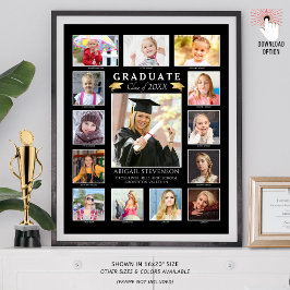 Studenten K-12 Photo Collage Student Keepsaké Poster