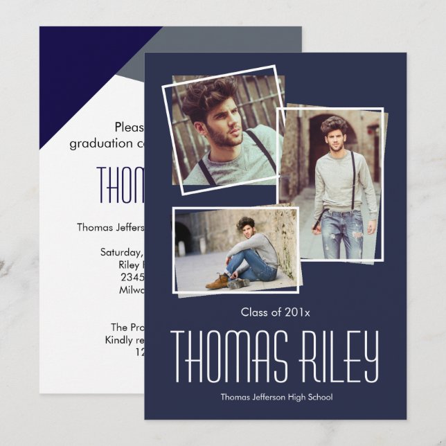 Studenten Kärlek Inbjudningar (Fram/baksida)