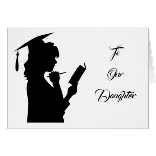 STUDENTEN KÄRLEK OCH PRIDE FÖR DAUGHTER HÄLSNINGSKORT