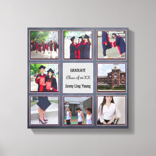 STUDENTEN keepsak ADD PHOTOS Wall Art Chalkboard Canvastryck