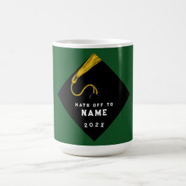 Studenten Keepsaké Gift Grönt Kaffemugg