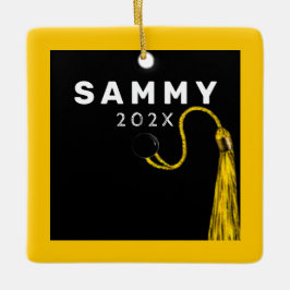 Studenten Keepsaki Gift Julgransprydnad Keramik