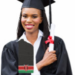 Studenten Kenyan Flagga Scarf Stole Sash Sjal<br><div class="desc">Studenten stal scarf med flagga för internationell student som visade sitt nationella arv. Skapa ett anpassningsbar-utslag för studenten-utrustning och fotoskott.</div>