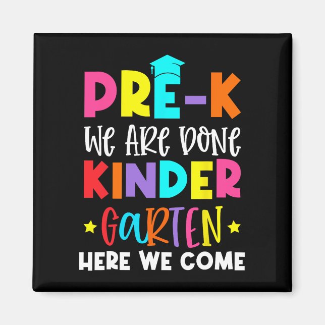 Studenten Kindergarten här Vi Kom Magnet (Framsidan)