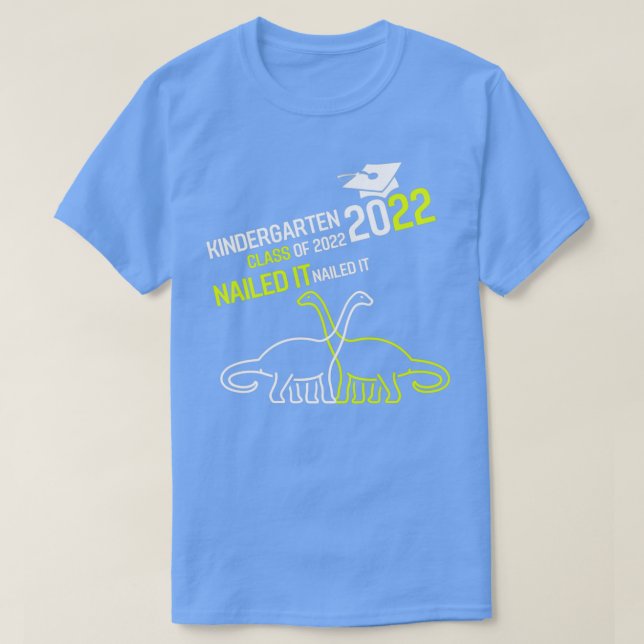 Studenten Kindergarten-klass 2022 Nöjde det Di T Shirt (Design framsida)