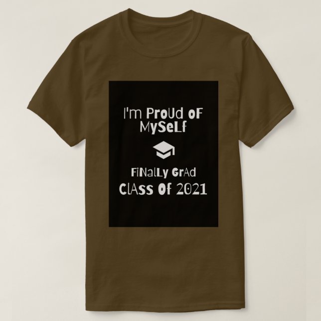 Studenten-klass 2021 5 t shirt (Design framsida)
