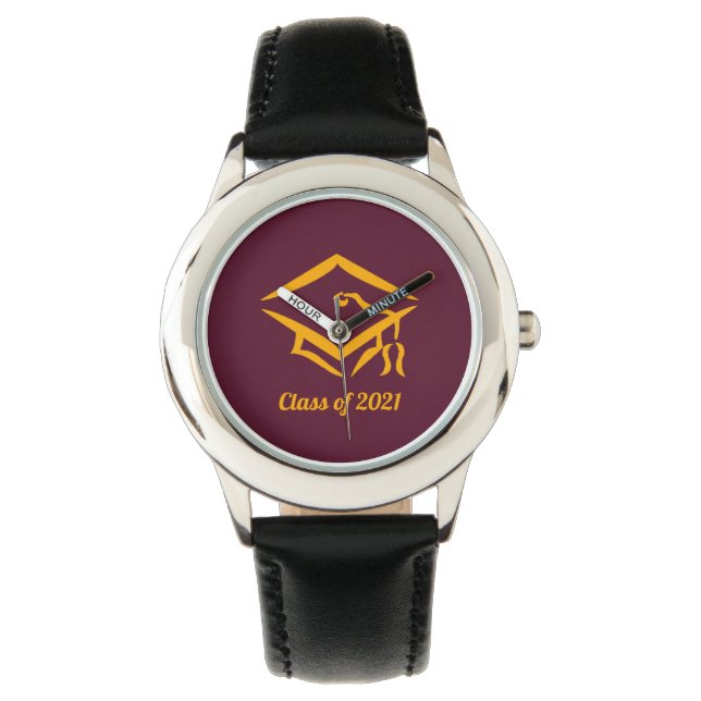 Studenten-klass 2021 BGYGLD Armbandsur (Framsida)