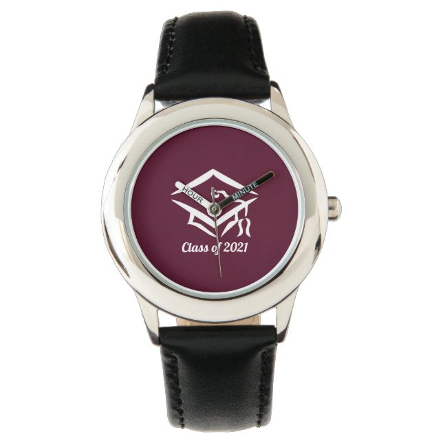 Studenten-klass 2021 BGYWHT Armbandsur (Framsida)