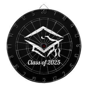 Studenten-klass 2025 BLKWHT-Anpassningsbarna år Darttavla