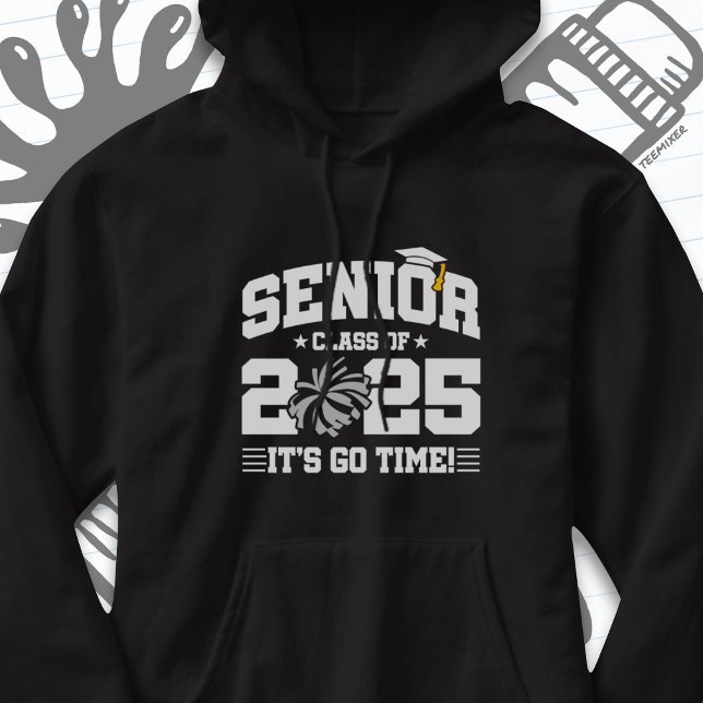 Studenten-klass 2025 CheerLeader Cheer Senior Hoodie (Skapare uppladdad)