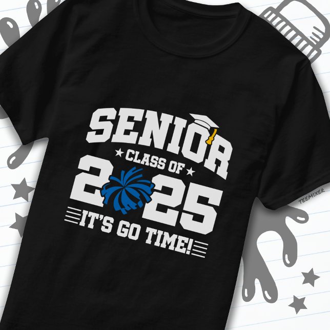 Studenten-klass 2025 CheerLeader Cheer Senior T Shirt (Skapare uppladdad)