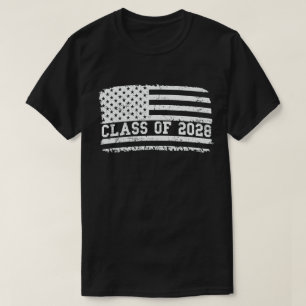 Studenten-klass 2028: USA:s högsta Flagga T Shirt