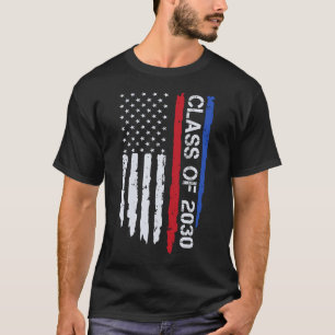 Studenten-klass 2030: USA:s högsta Flagga T Shirt