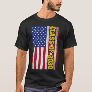 Studenten-klass 2030: USA:s högsta Flagga T Shirt