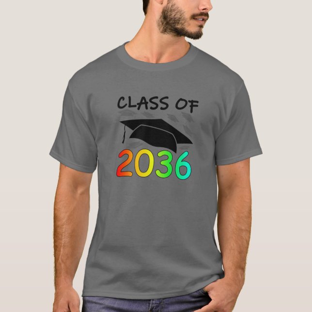 Studenten, klass 2036, handskriftsutrymme K-12:e T Shirt (Framsida)