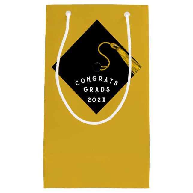 Studenten-klass för 2025 Gratulerar Small Gift-säc (Framsidan)