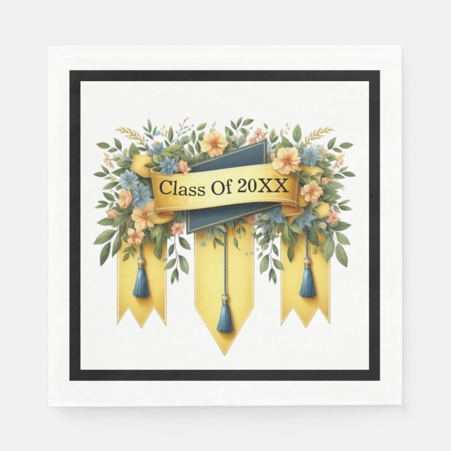 Studenten-klass för anpassad pappersservett (Framsidan)