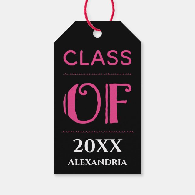 Studenten-klassår Student personalisera Presentetikett (Baksidan)
