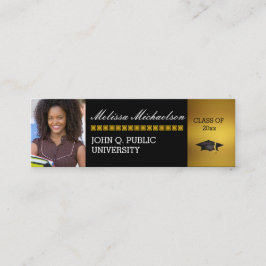 Studenten-klassfotoinfogningskort för Namn